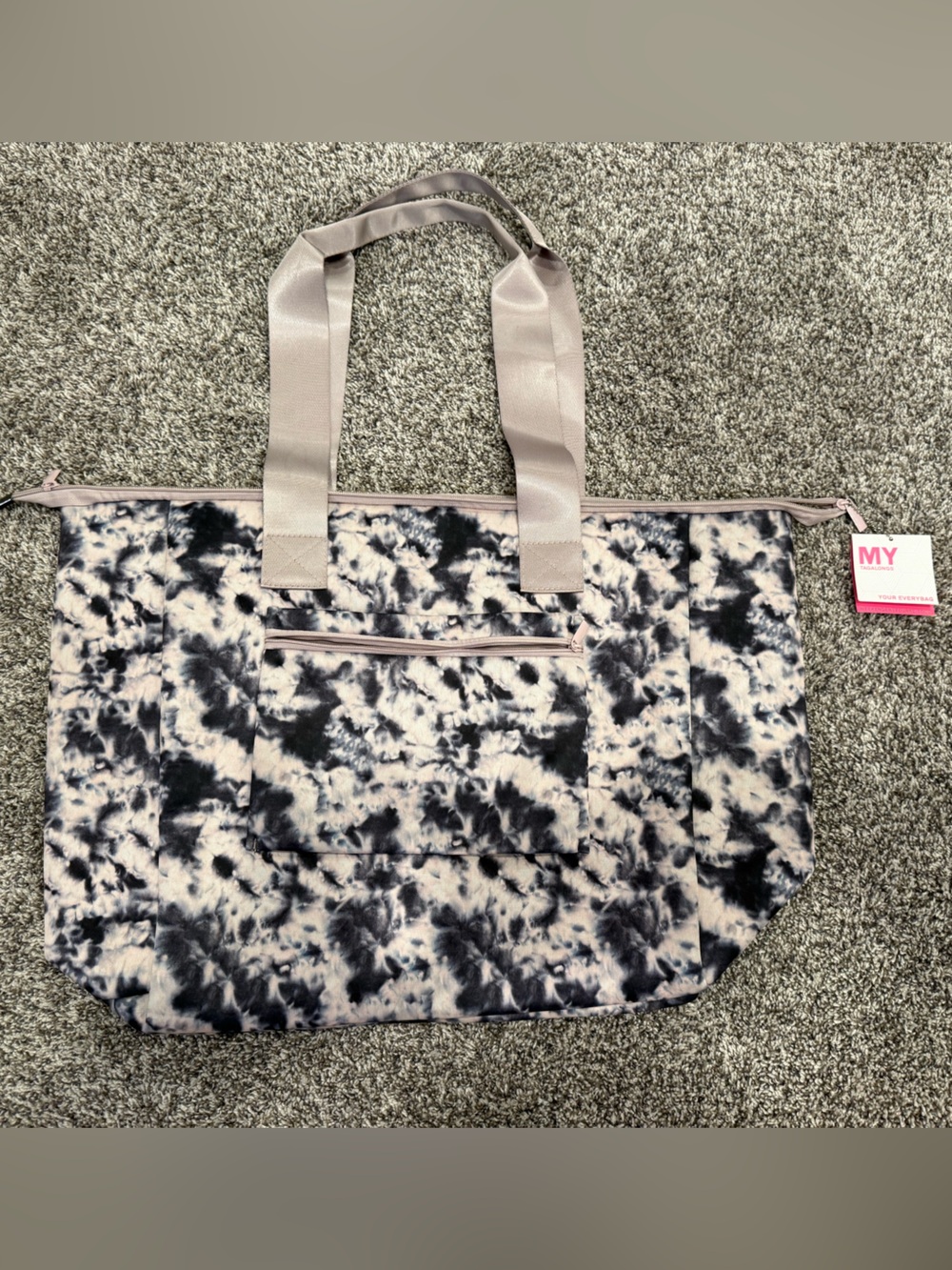 NWT MY Tagalongs EveryBag Weekender Tote Tie Dye Neoprene